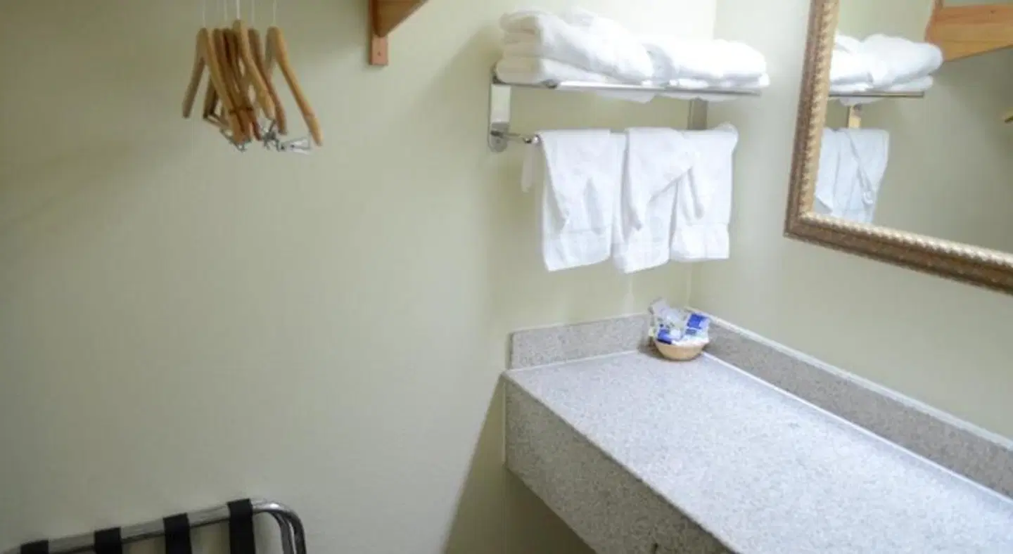 Scottish Inn and Suites Reliant Park/Texas Medical Center Badezimmer