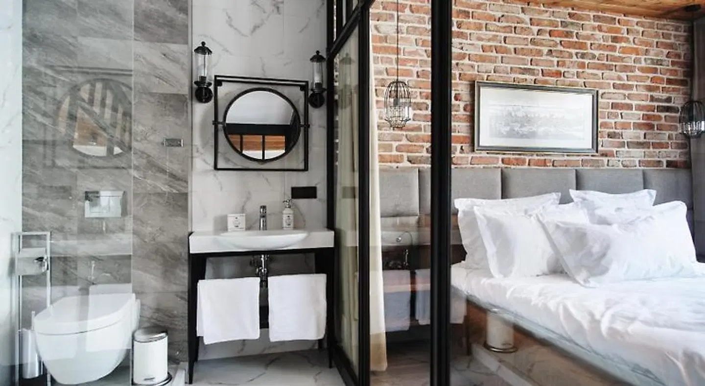 Apartamenty Chleb i Wino Badezimmer
