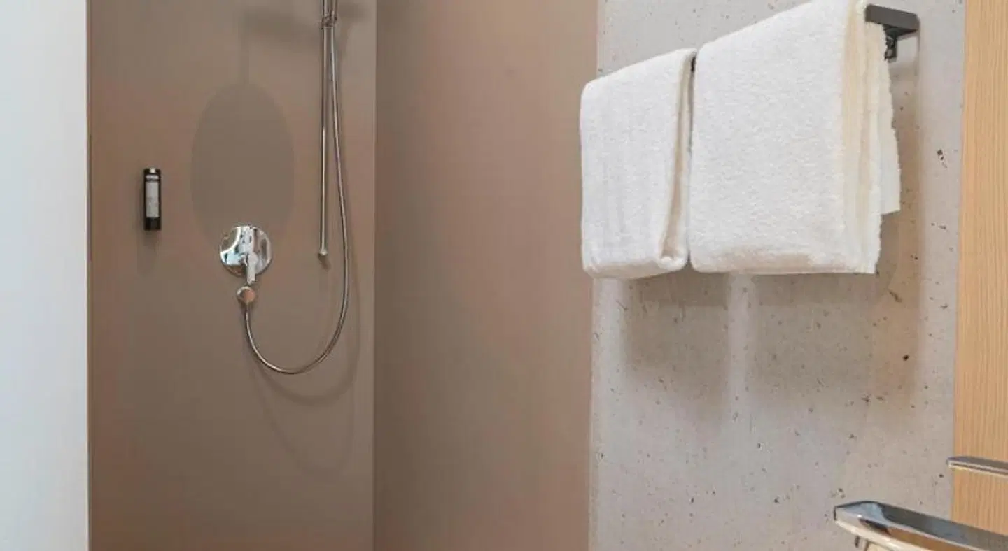 Boulderbar Hotel Leonding Badezimmer