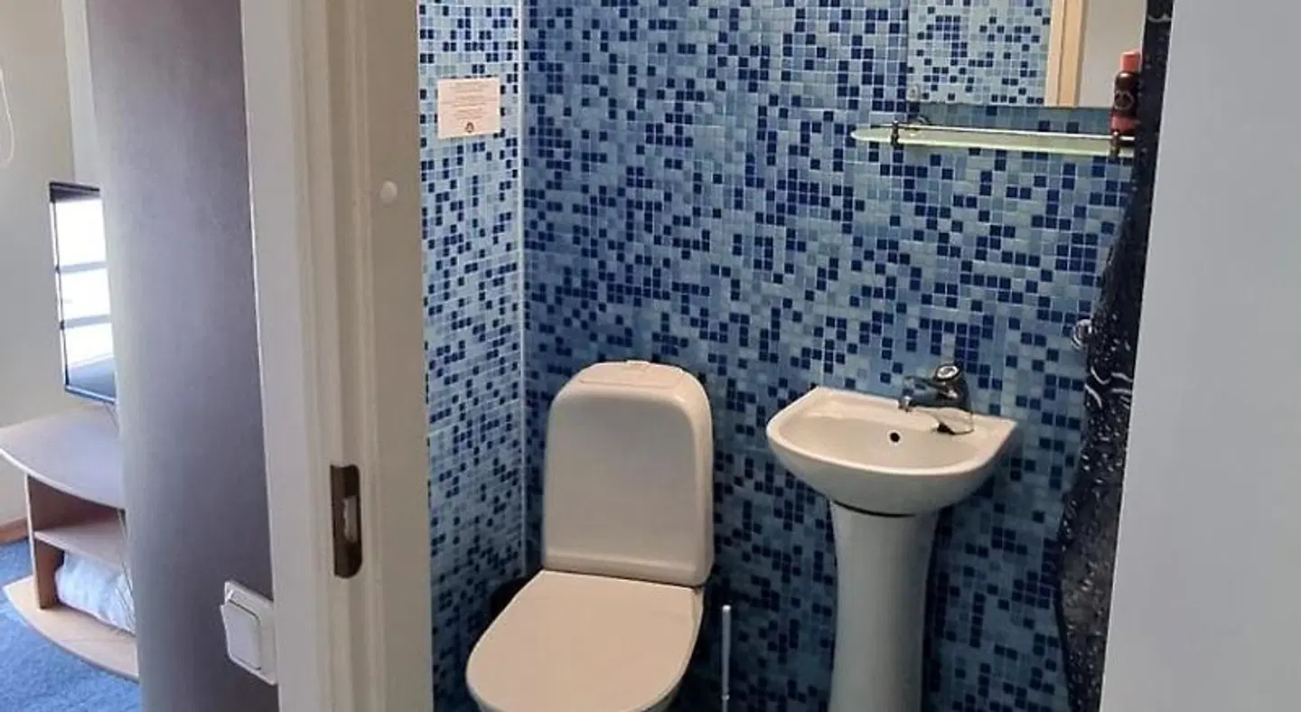 Cinema Hostel Badezimmer