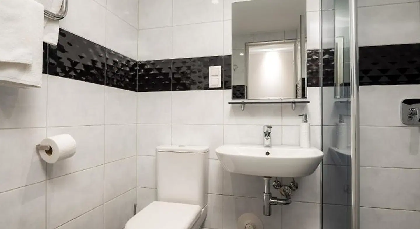 Hotel Vesiroos Badezimmer