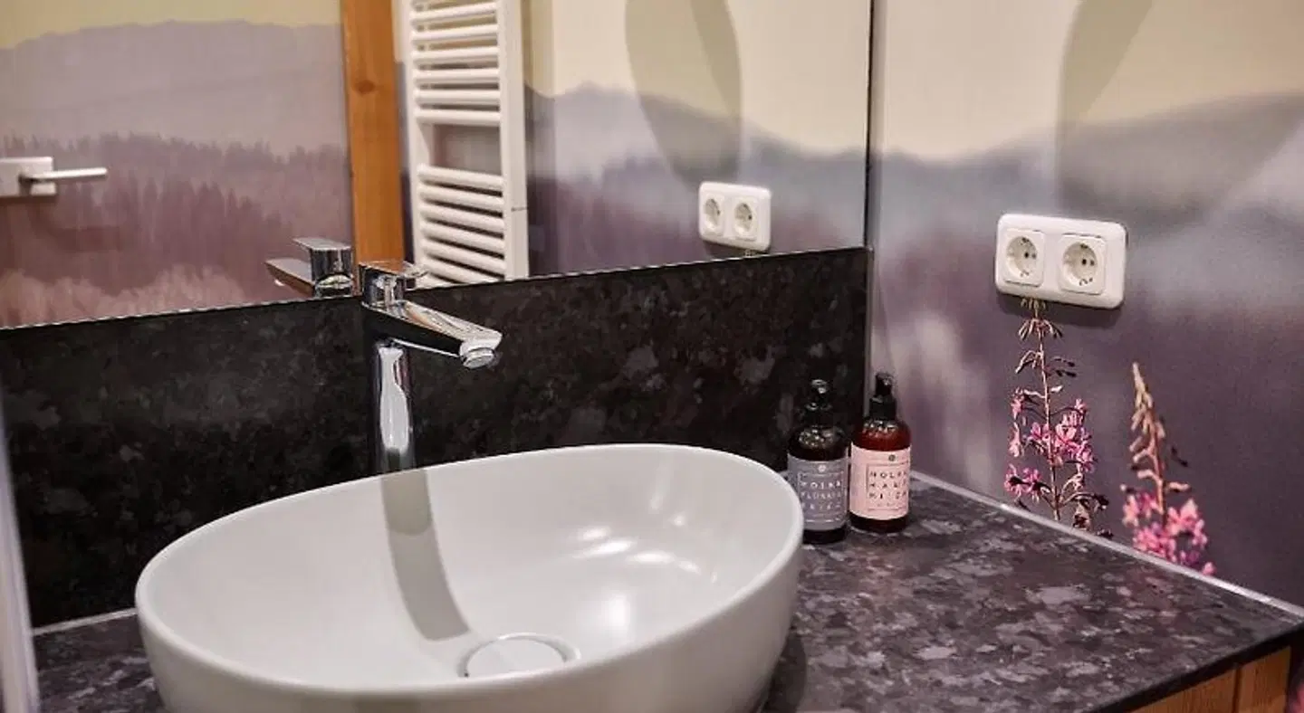 HUBERTUS Mountain Refugio Allgäu Badezimmer