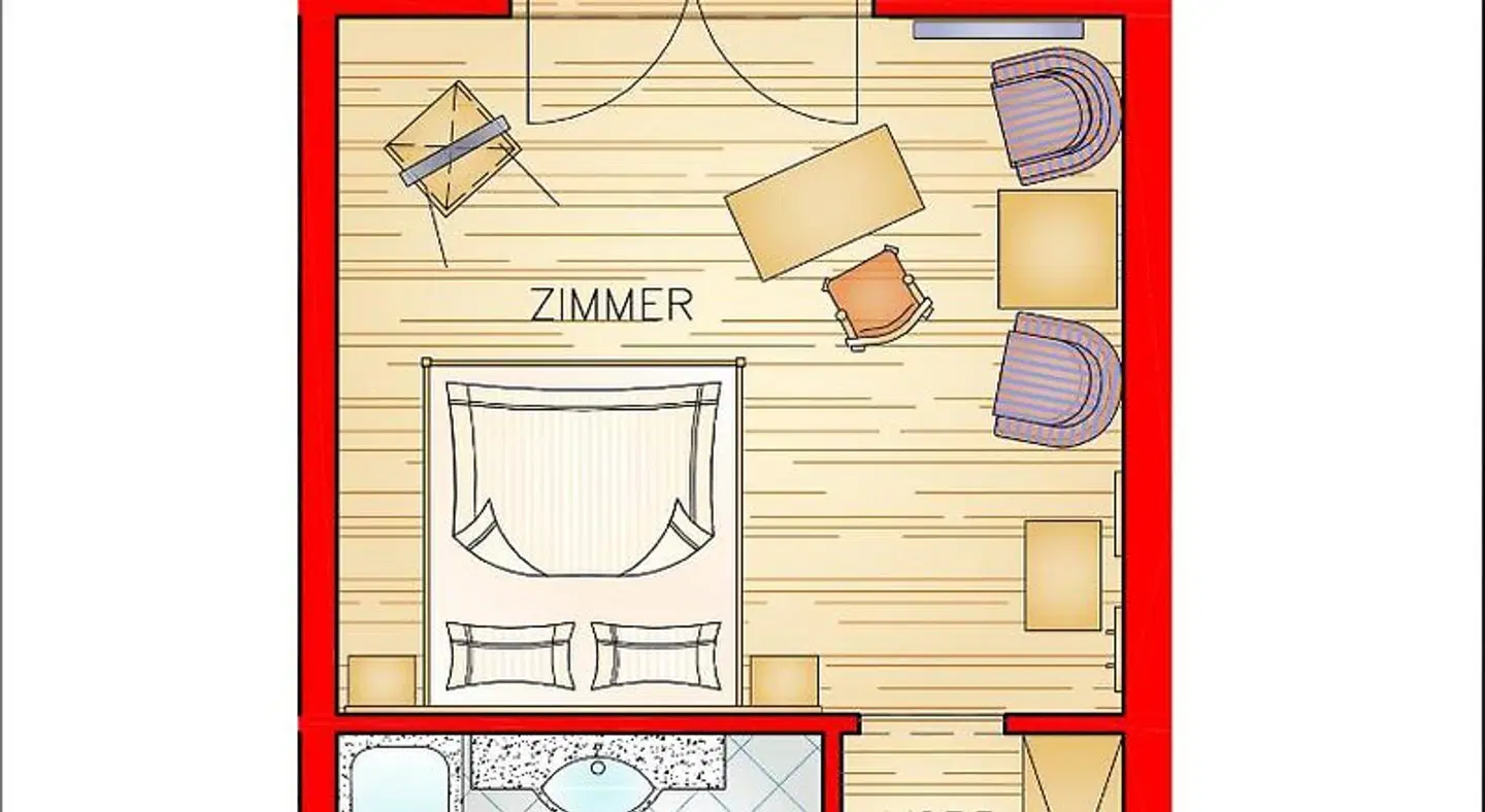 Hotel Seevilla Altaussee Modellaufnahme