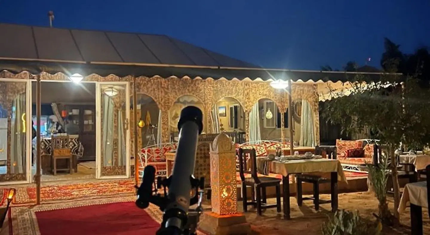 Sahara Majestic Luxury Camp Terrasse