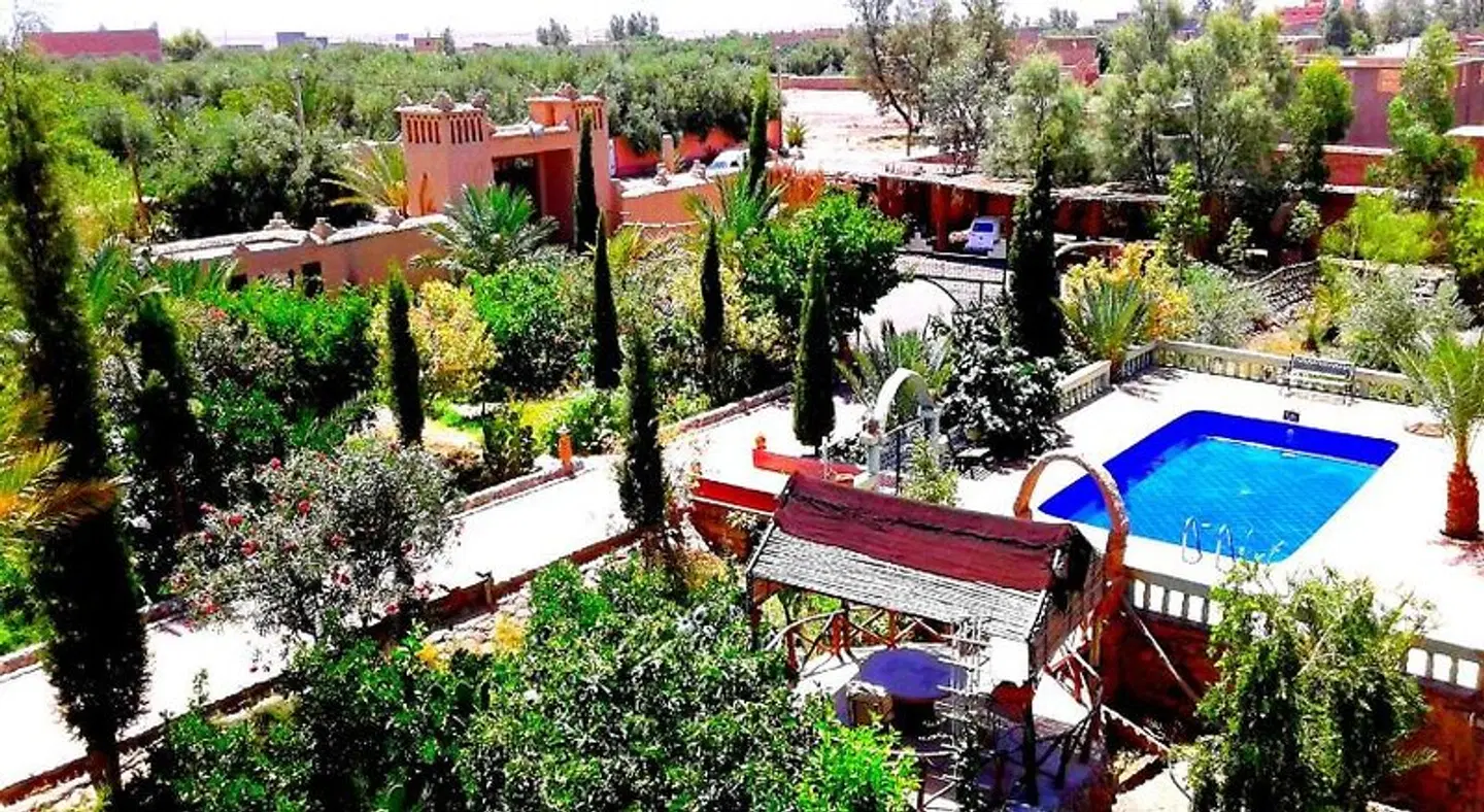 Auberge Kasbah Tiriguioute Garten