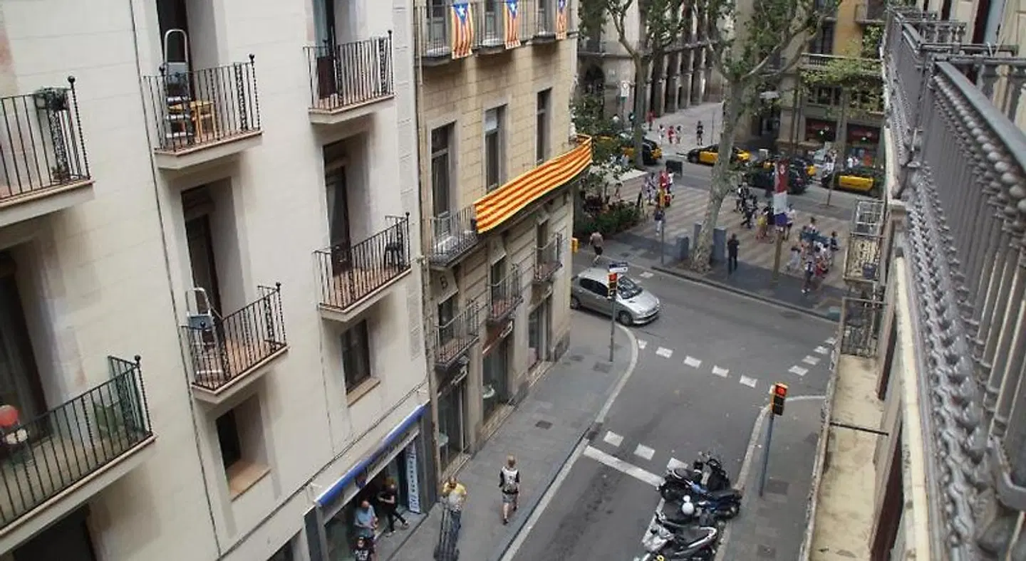 Hostal MiMi Las Ramblas Terrasse