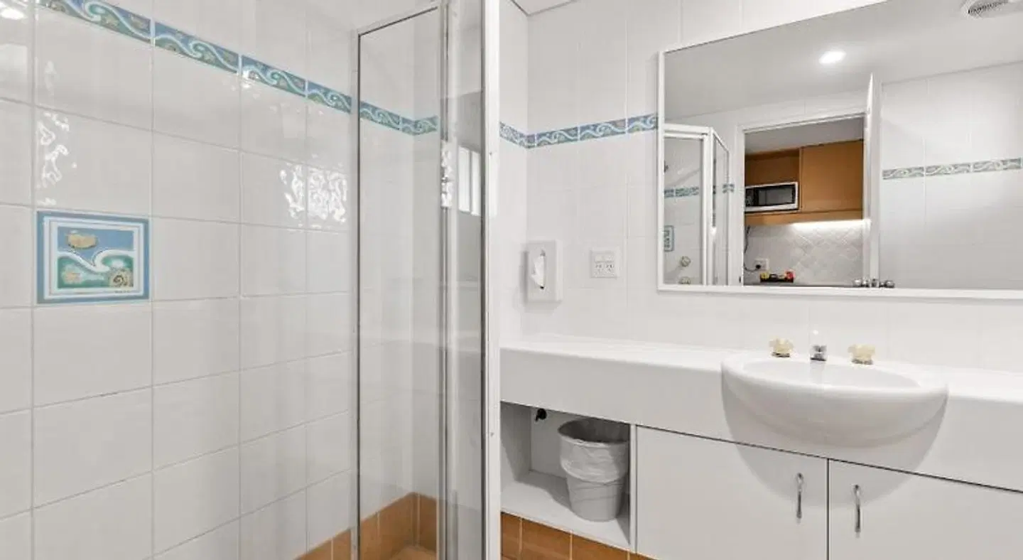 Macquarie Barracks Motor Inn Badezimmer