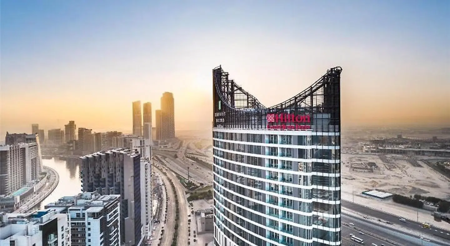 Hilton Garden Inn Dubai Business Bay Terrasse