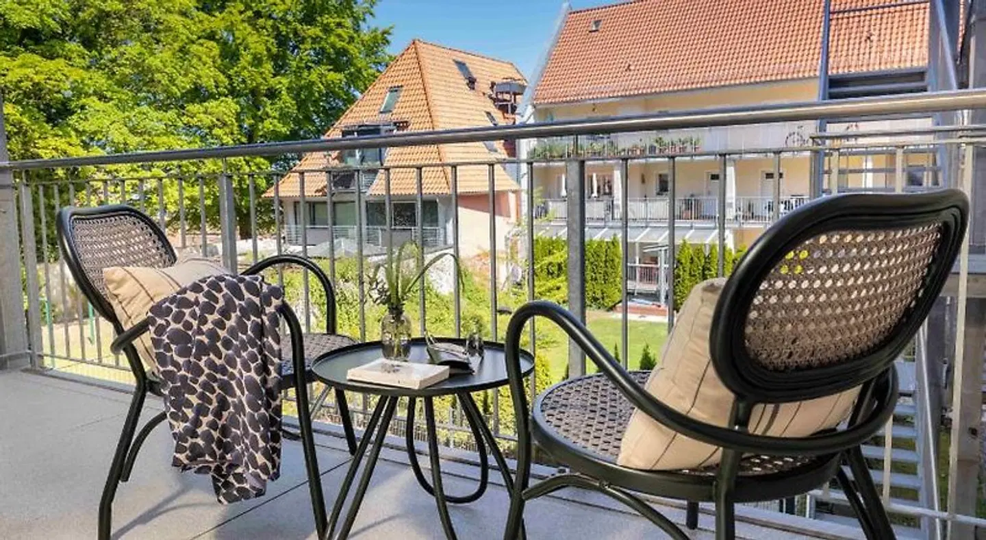 Aparthotel Altes Schwedisches Konsulat Terrasse