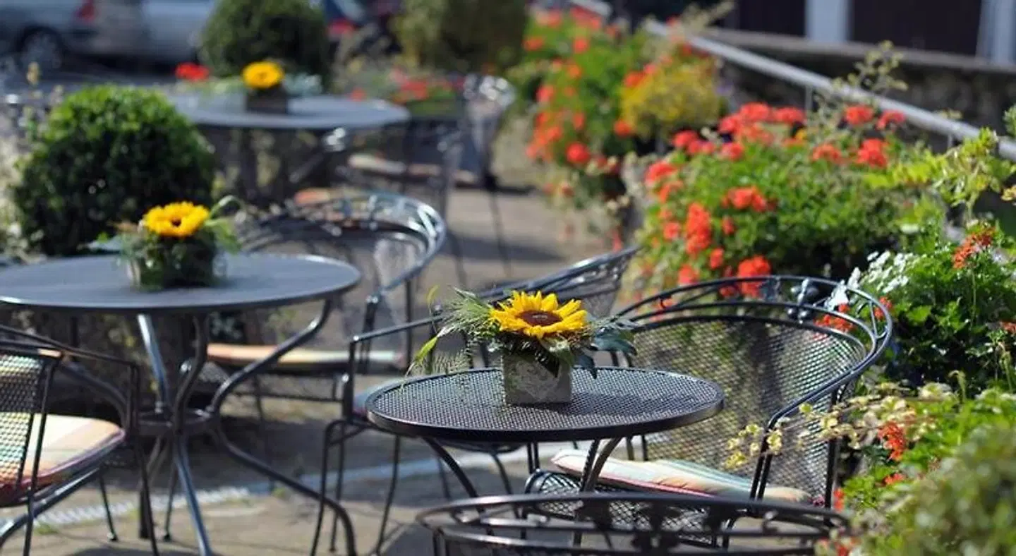 Landhotel Krolik Terrasse