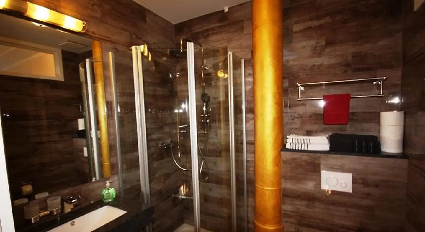 VacApps L.E. Holiday Suites in Leipzig Badezimmer