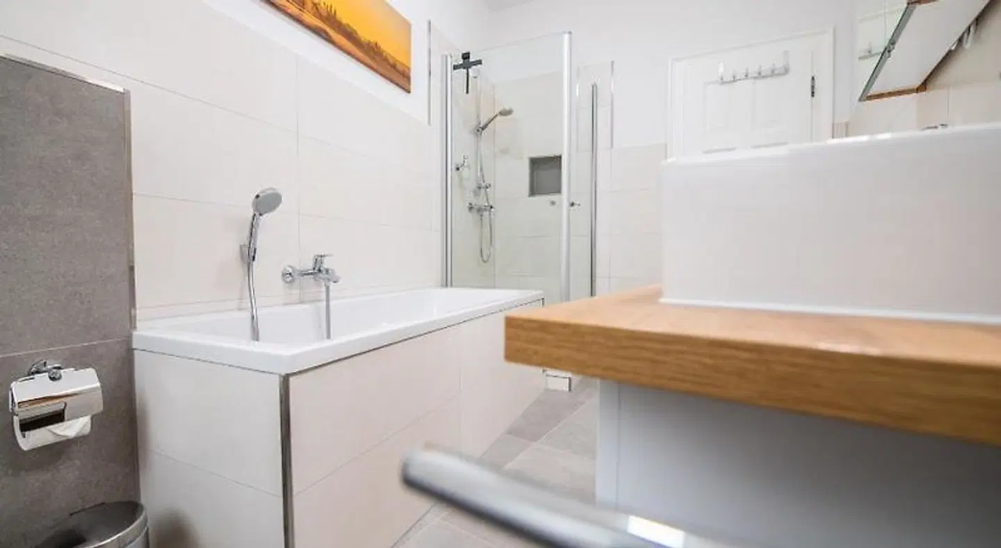 Pension Typisch Naumburg Badezimmer
