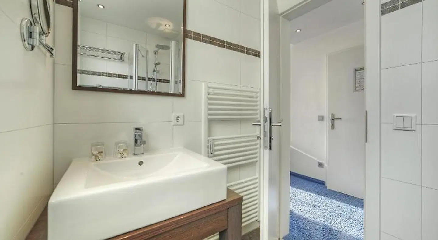 Hotel Da Vinci Badezimmer