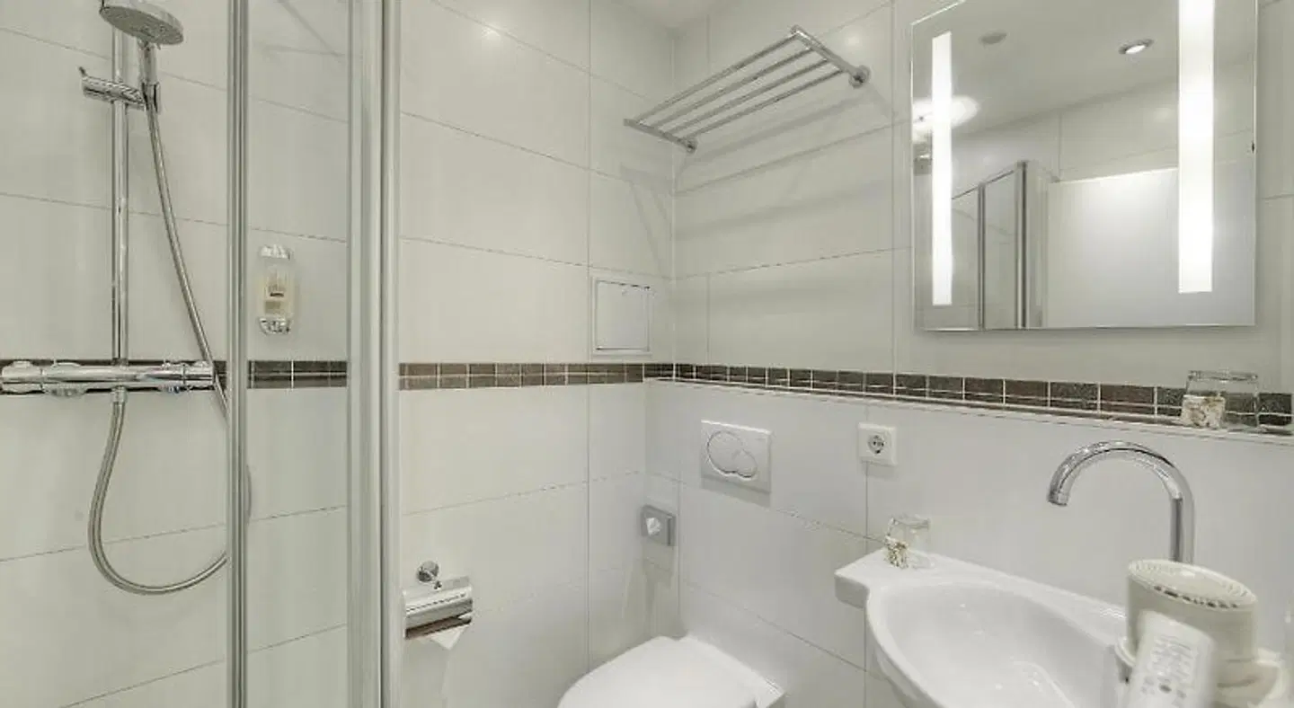 Hotel Da Vinci Badezimmer