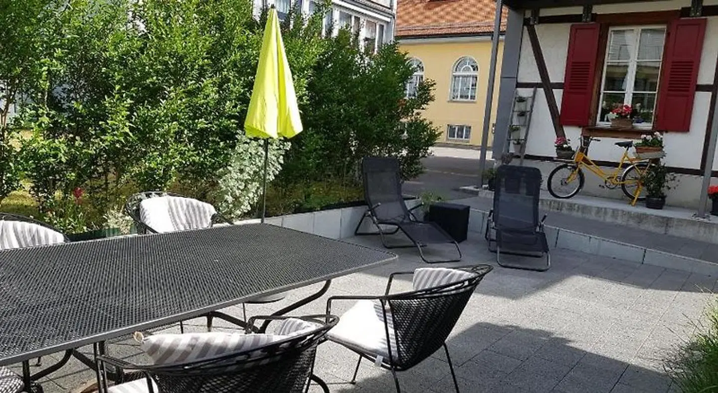 Interlaken Apartments Terrasse
