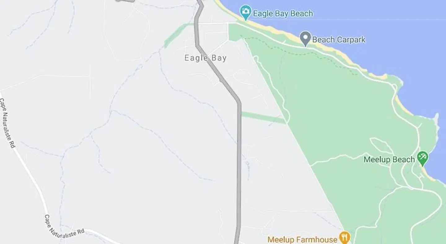 Eagle Bay House Landkarte