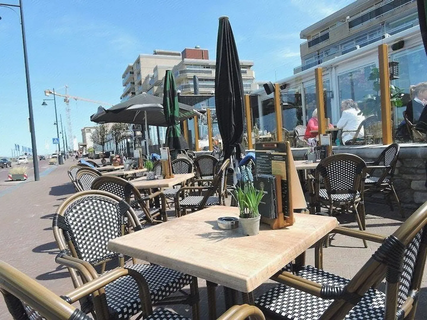 Two Brothers Noordwijk Beach Hotel Terrasse