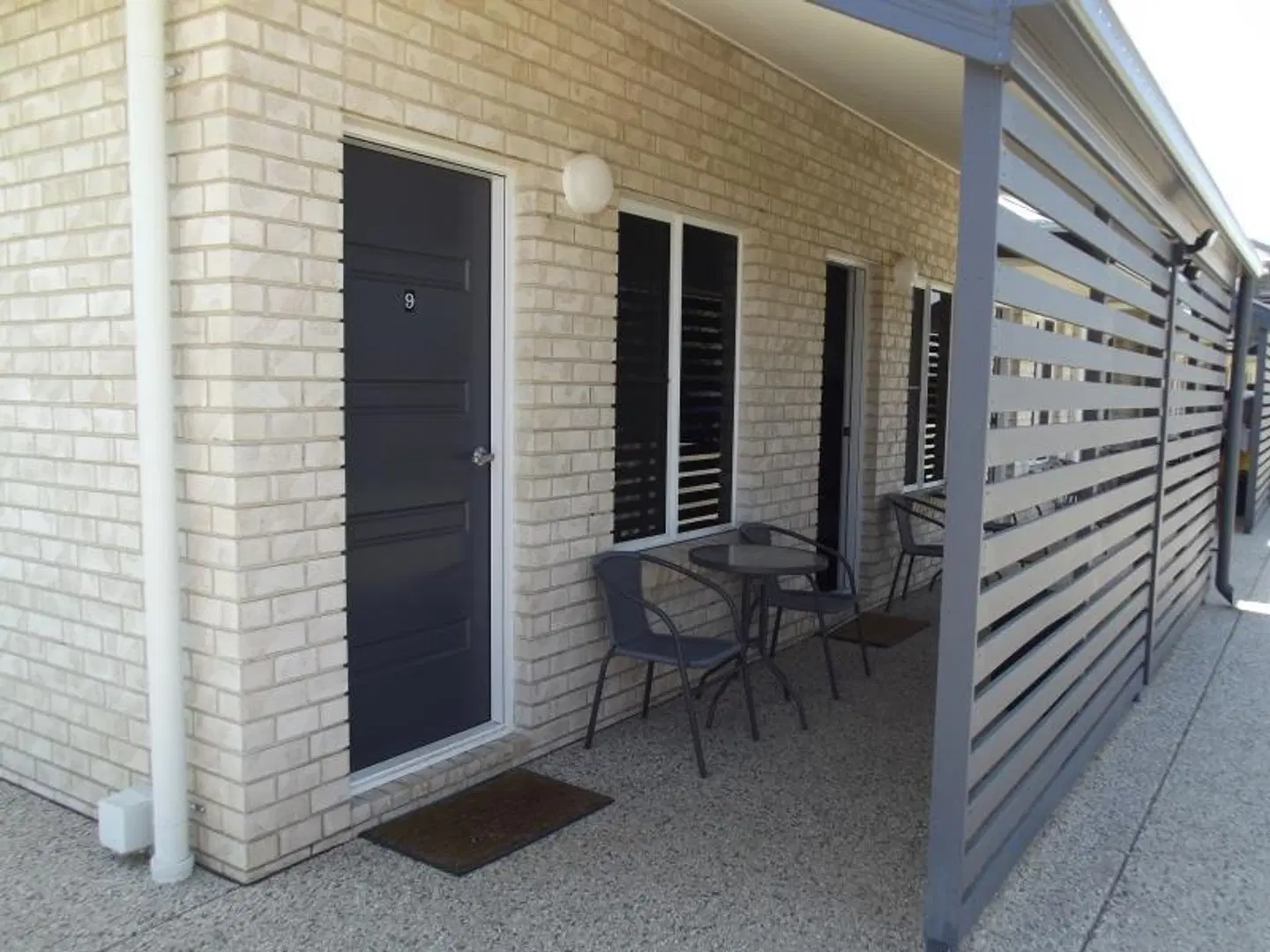 Emerald Park Motel Terrasse