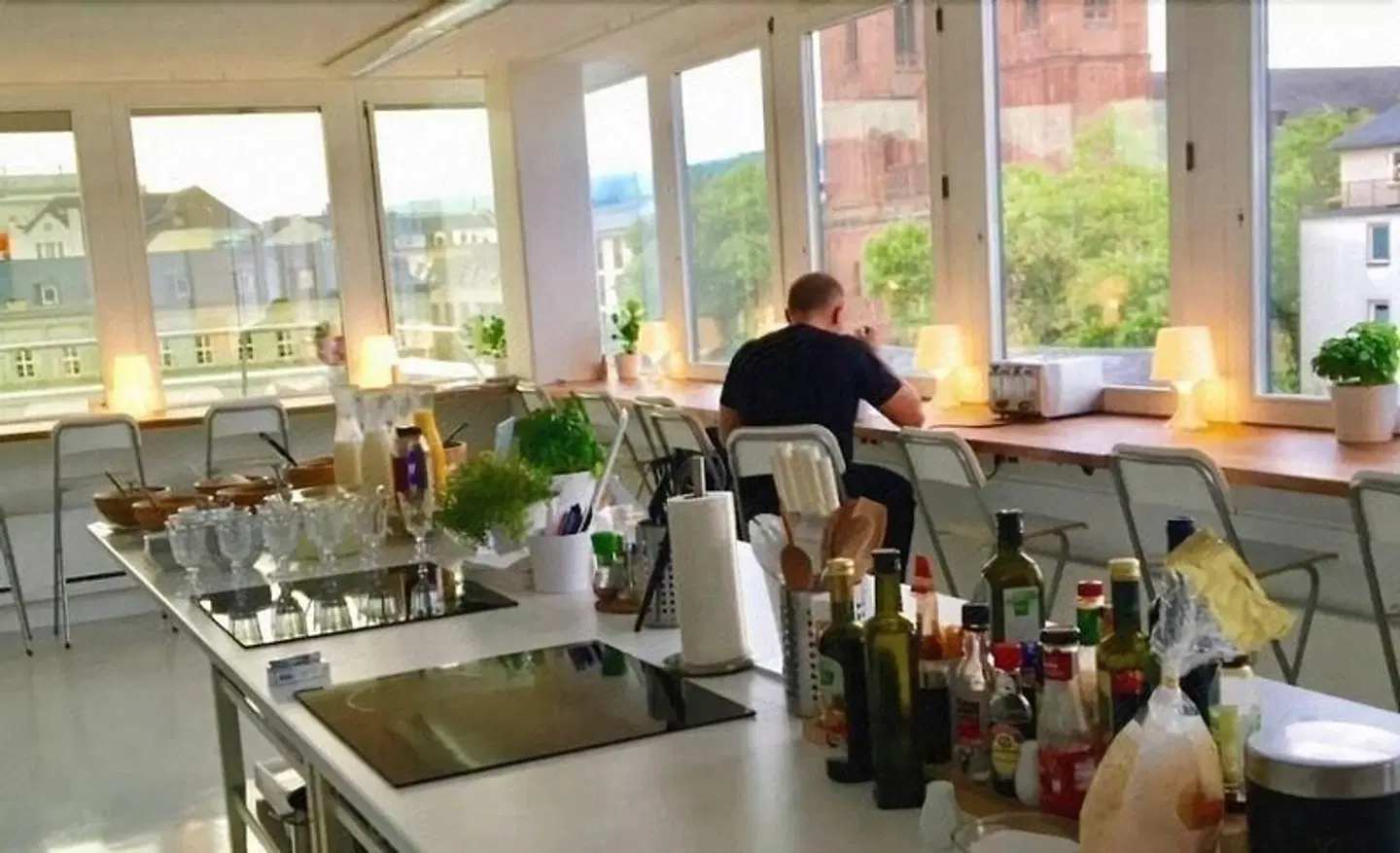 Business Hostel Wiesbaden ONE Restaurant