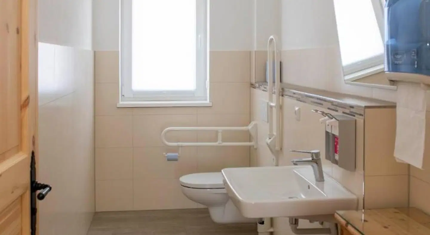 Pension Biohof Klugel Badezimmer