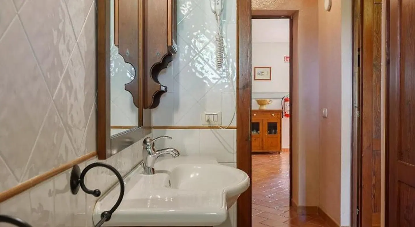 Agriturismo Le Pescine Badezimmer