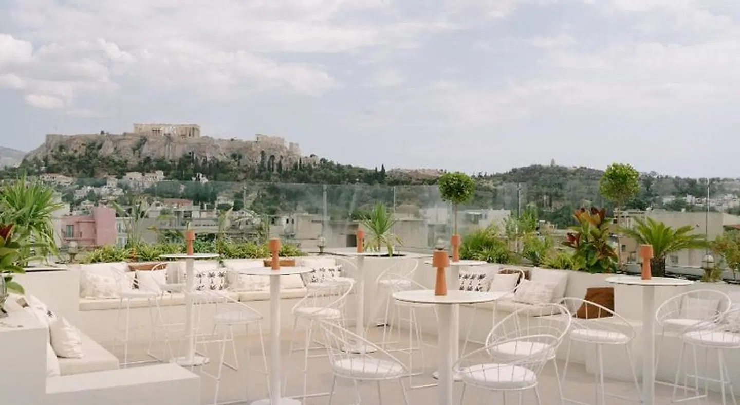 Apollo Palm Hotel Terrasse