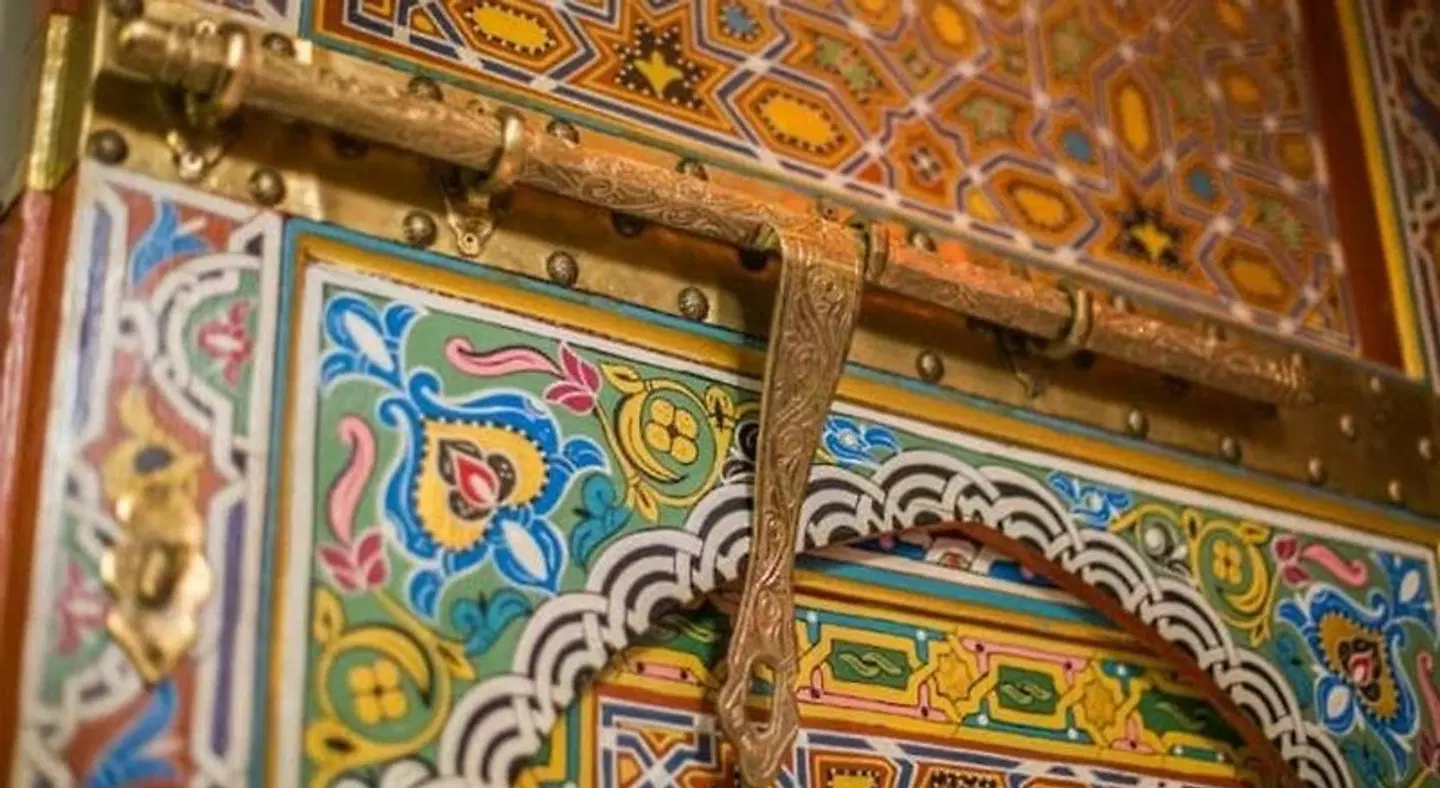 Riad la porte bleue du palais laraichi Landkarte