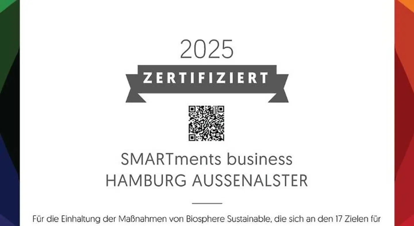 SMARTments business HAMBURG AUSSENALSTER MODEL_IMPRESSION