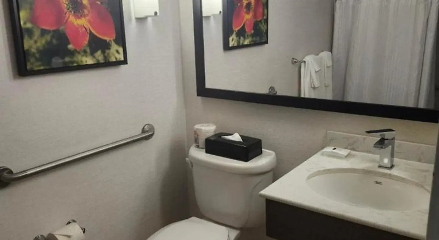 Hilton Garden Inn Montreal Airport Badezimmer