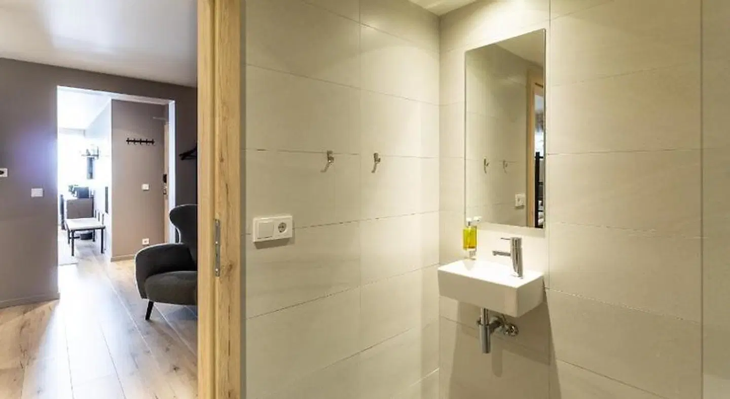 Hótel Varmaland Badezimmer