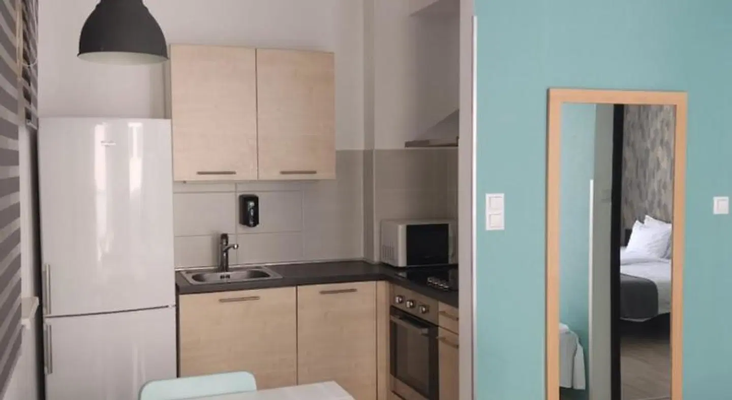 Corvin Center Suites Badezimmer
