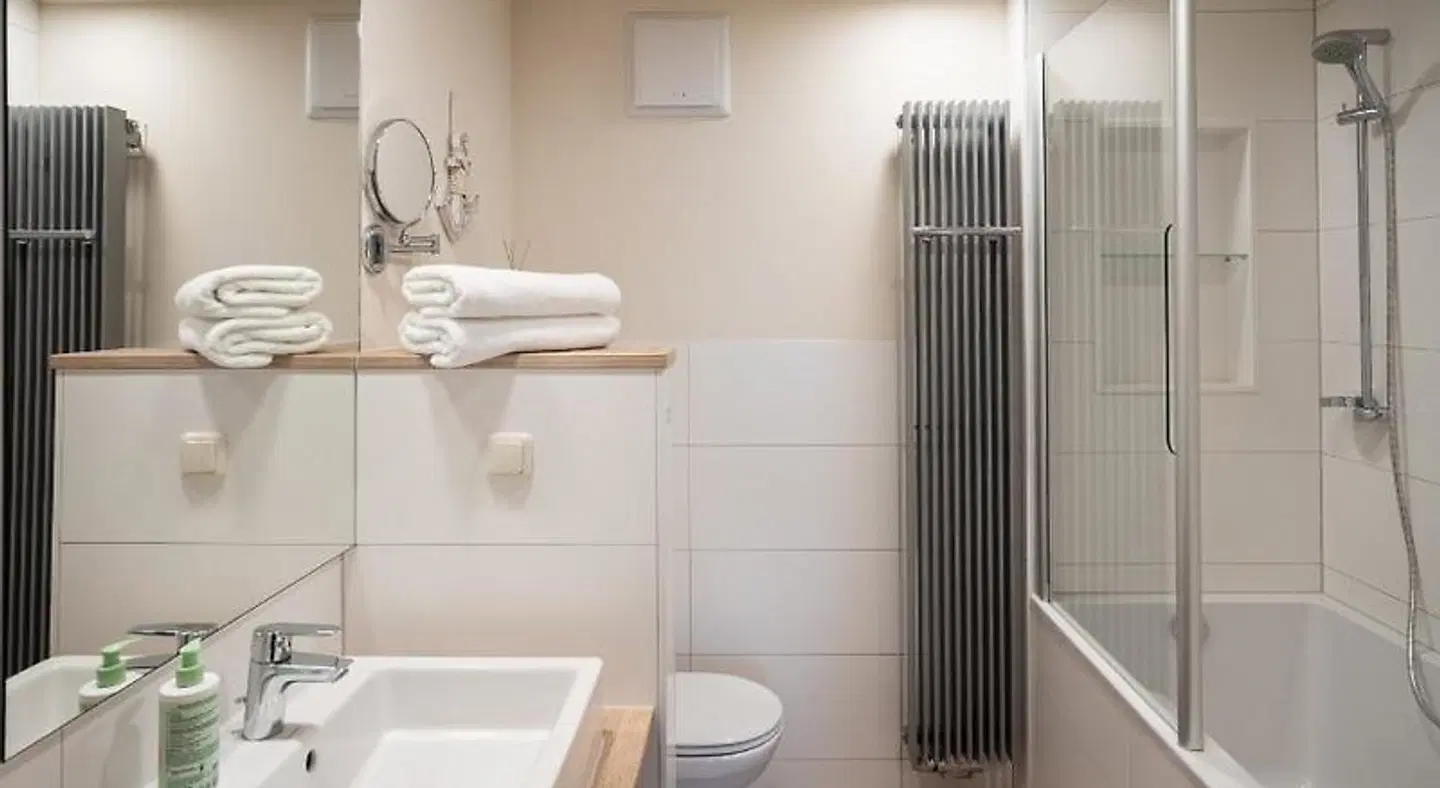 Hotel in der Mühle Badezimmer
