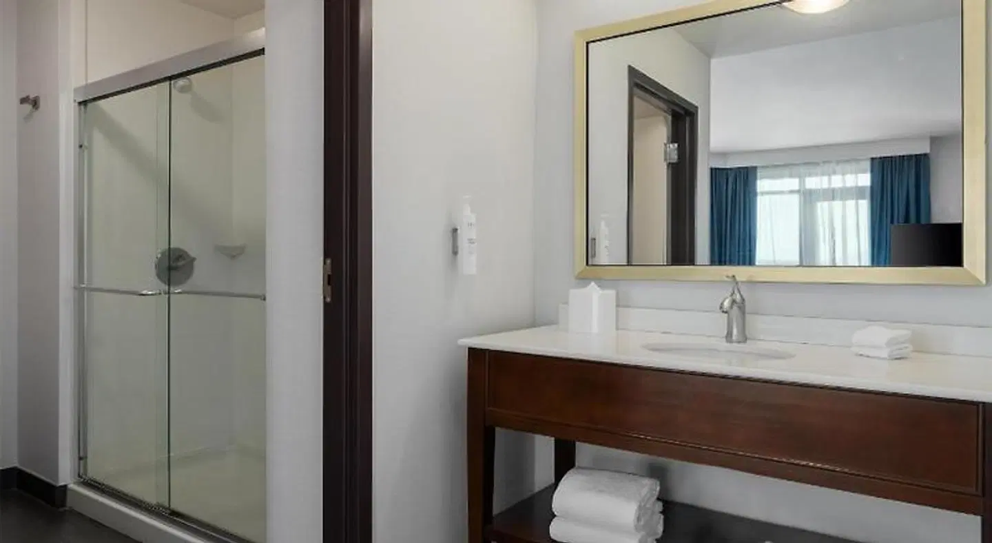 Hampton Inn & Suites Roanoke-Downtown Badezimmer