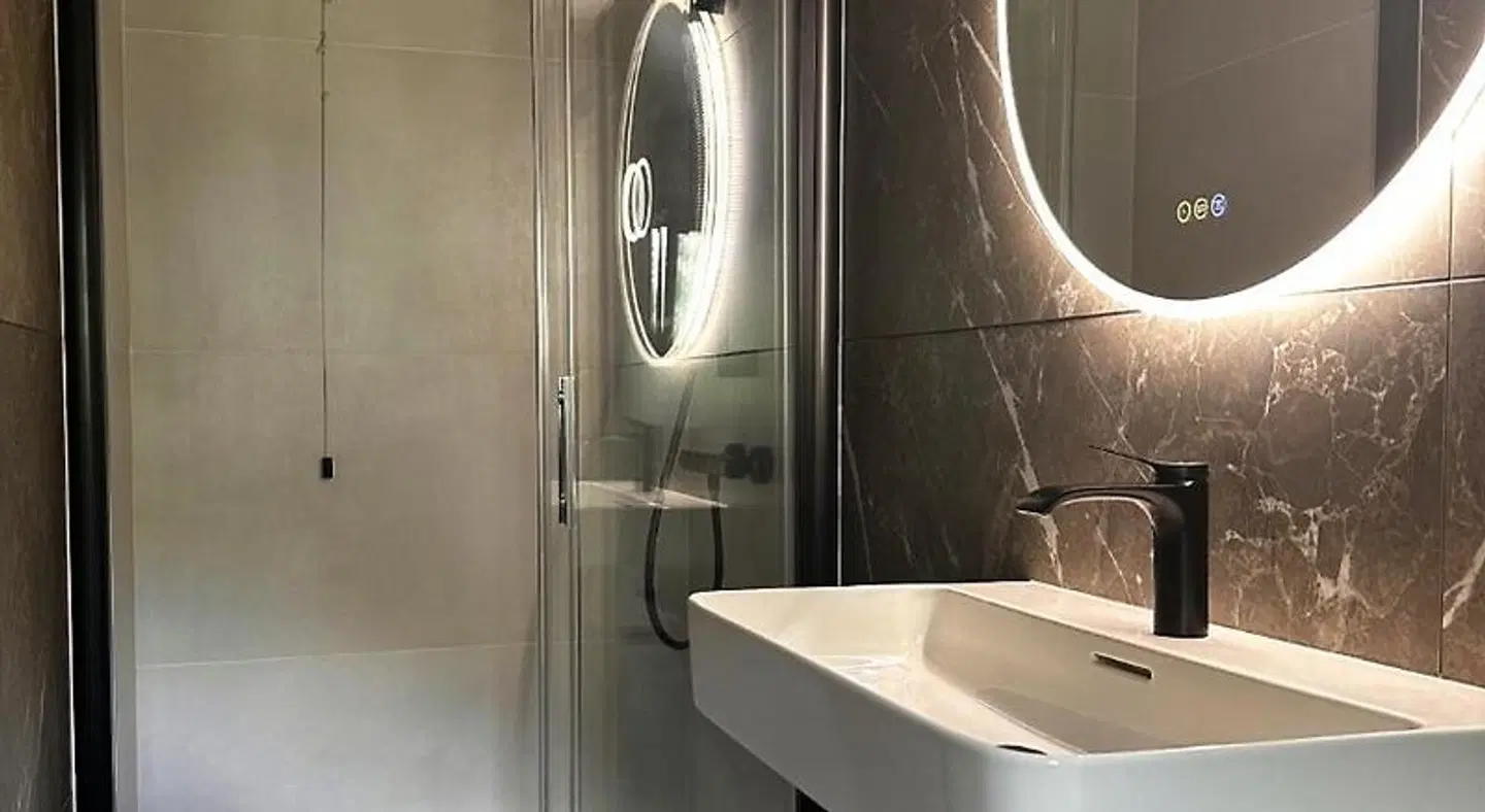 Hotell Millefiori- Alpine Event Lodge Badezimmer
