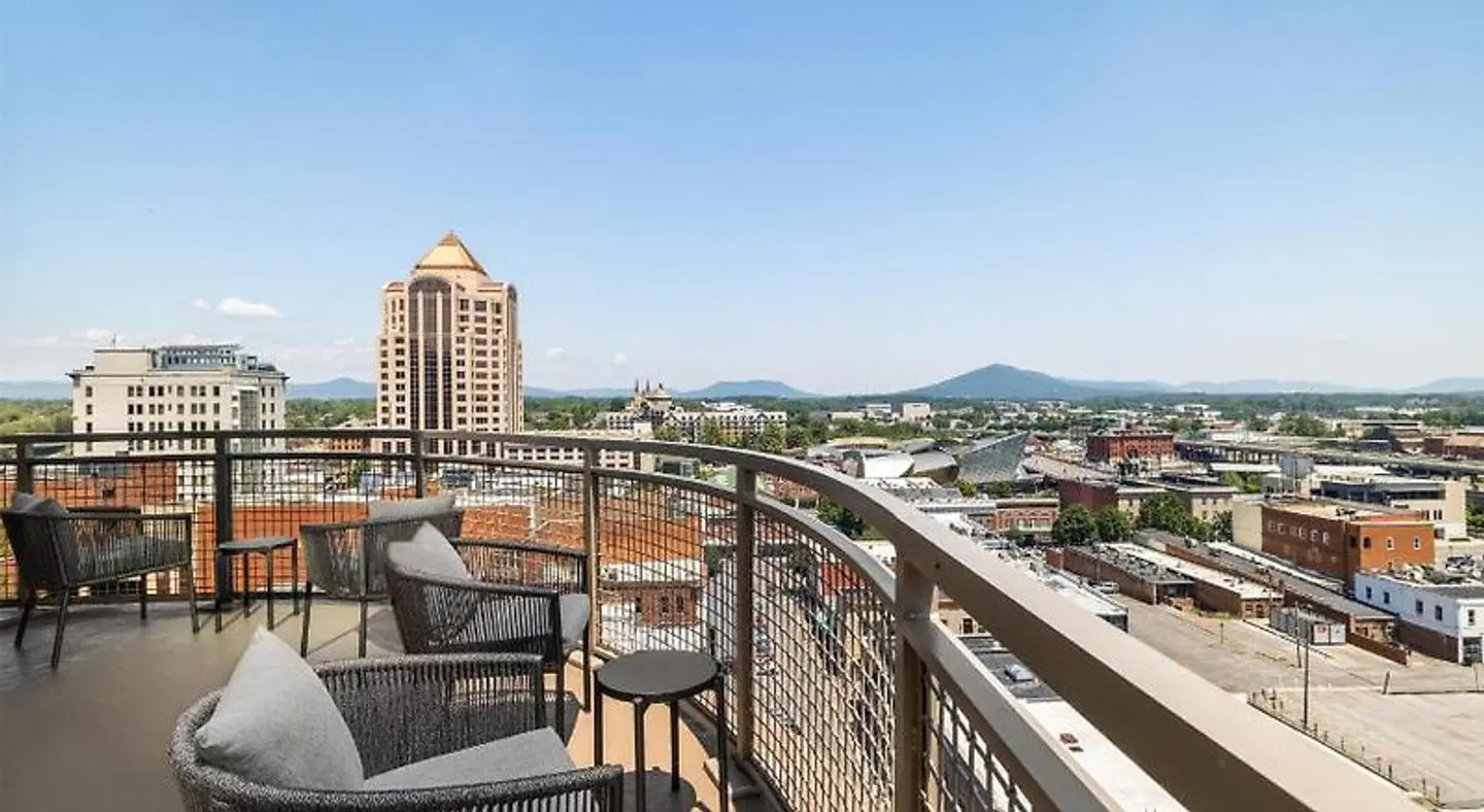 Hampton Inn & Suites Roanoke-Downtown Terrasse