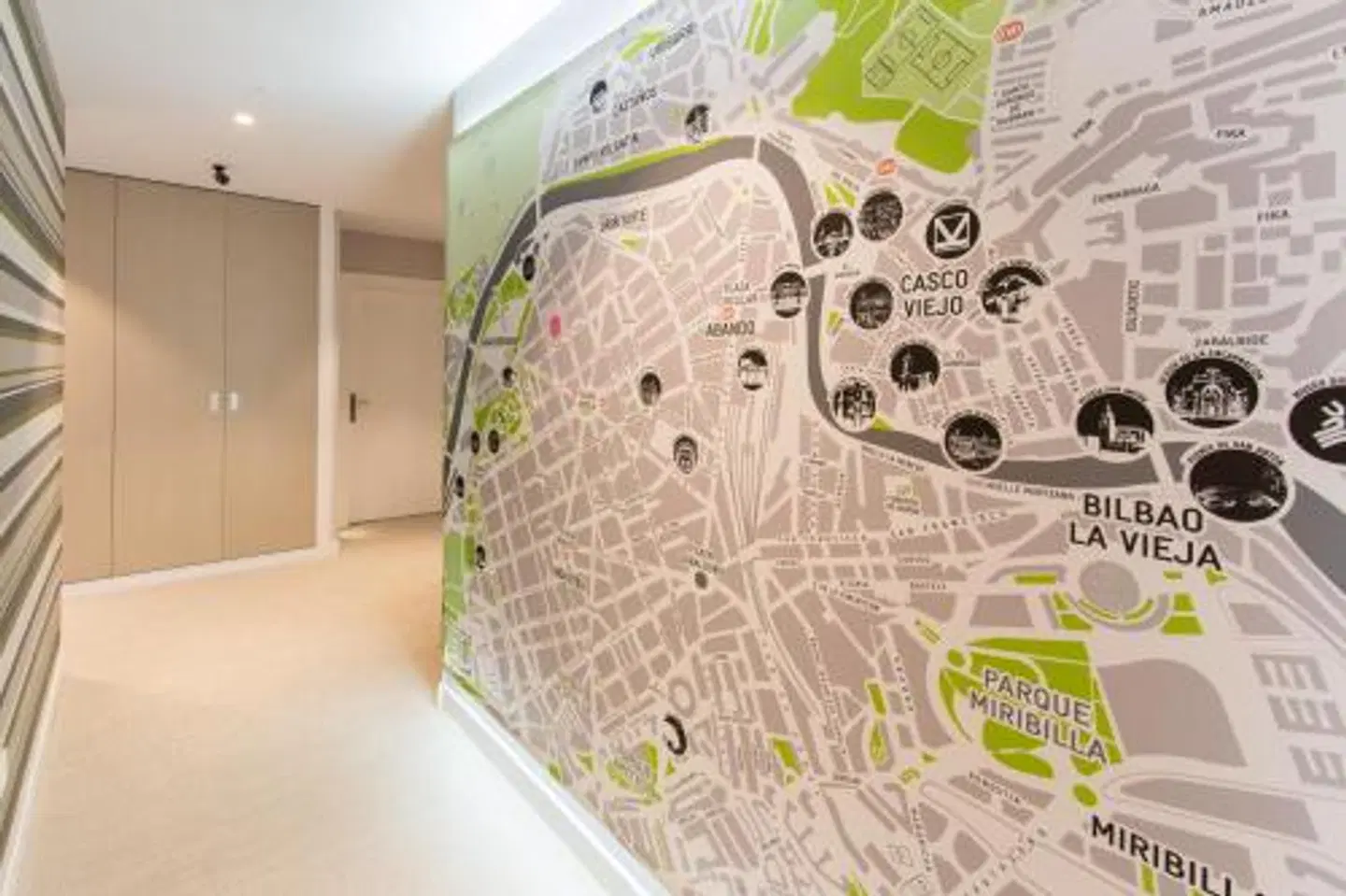 Bilbao City Rooms Landkarte