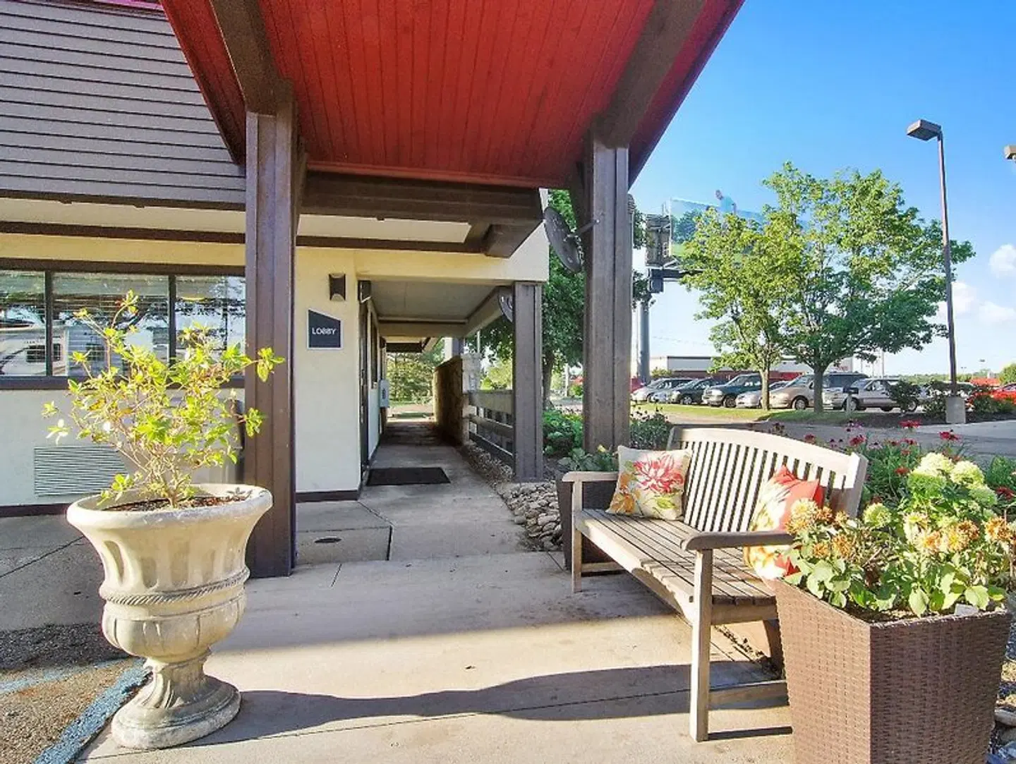 Red Roof Inn Canton Terrasse
