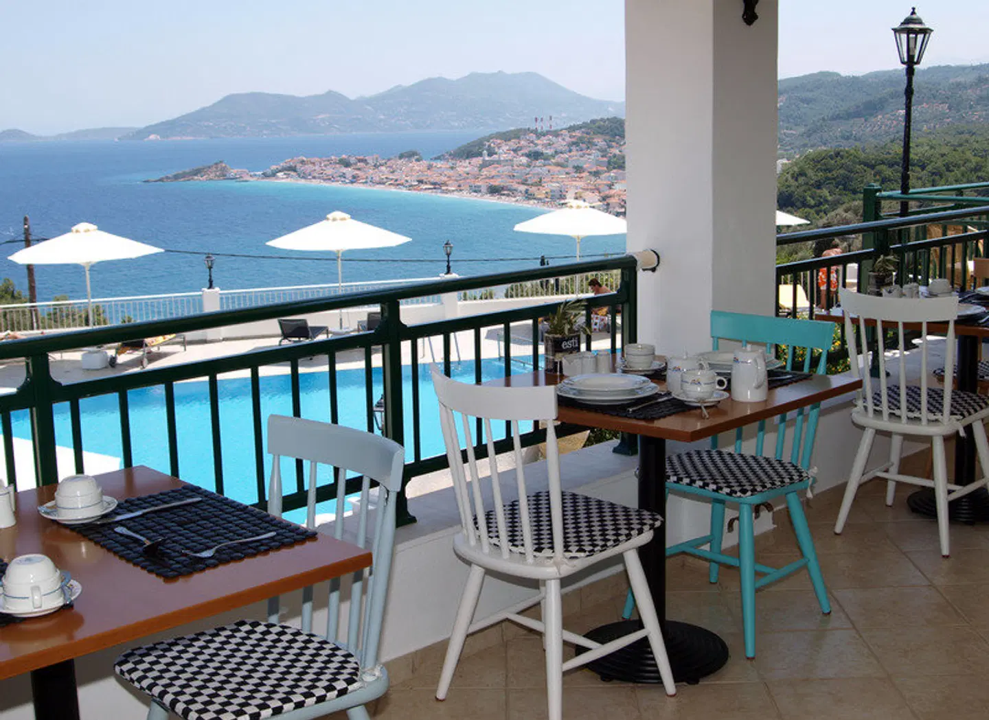 Kalidon Panorama Hotel Terrasse