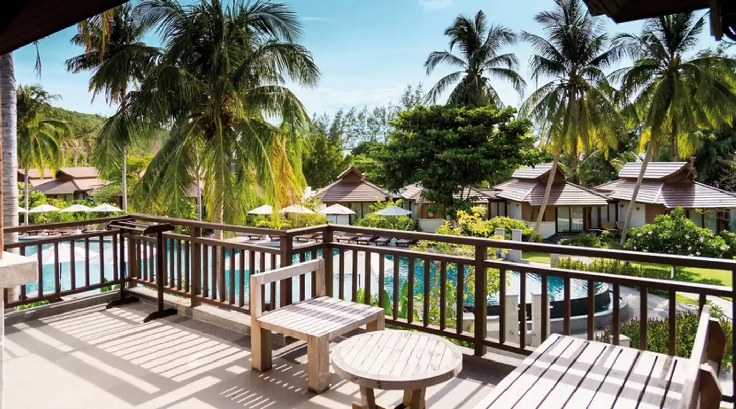 Maehaad Bay Resort Terrasse