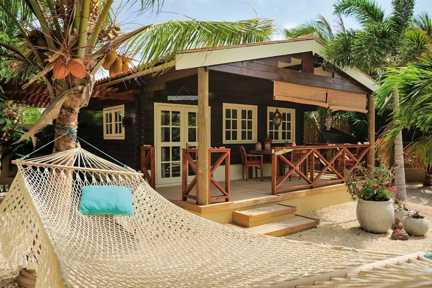 Bamboo Bonaire Boutique Resort Terrasse