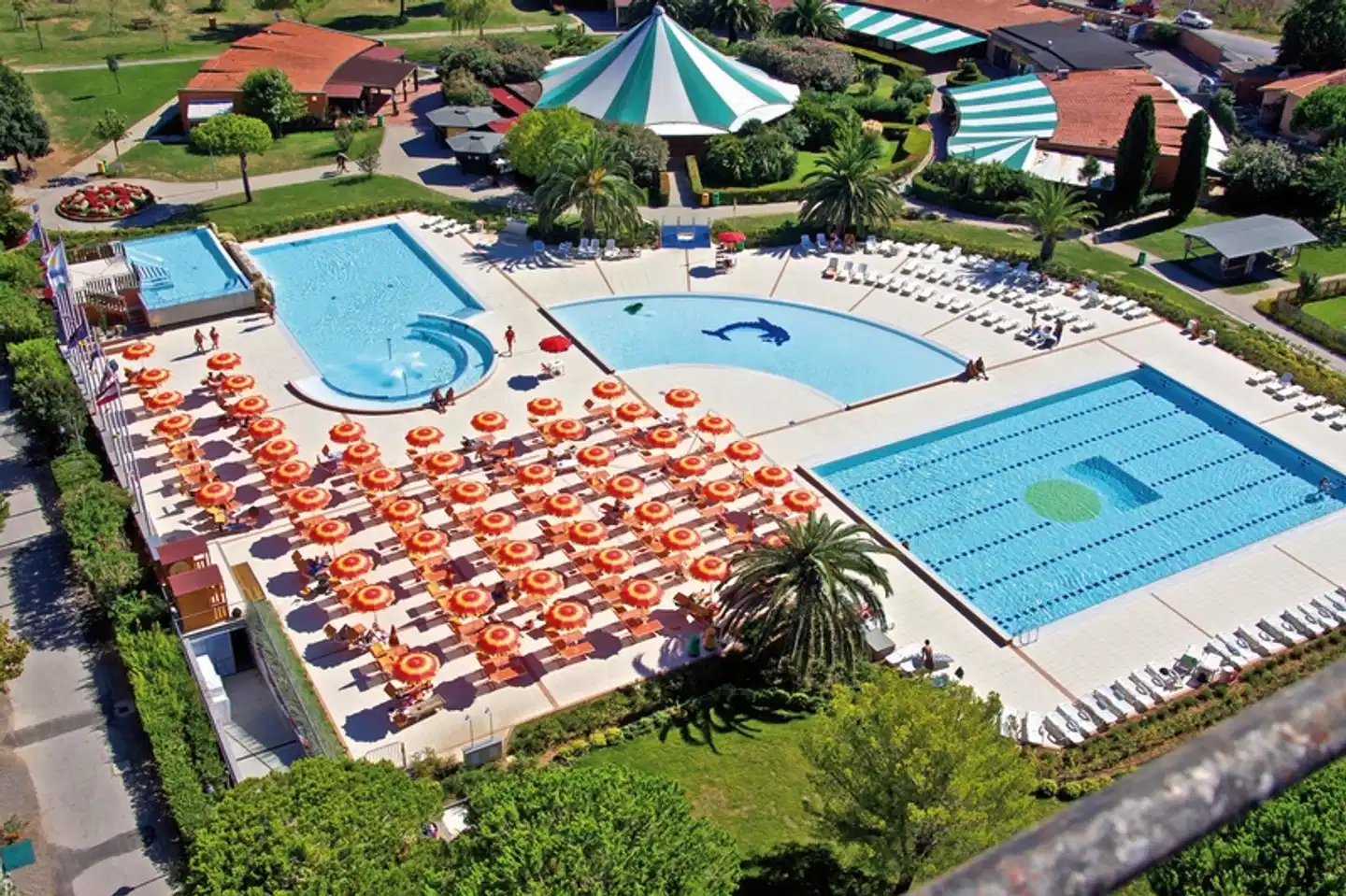 Pappasole Camping Village Mobilhome Premium Pool