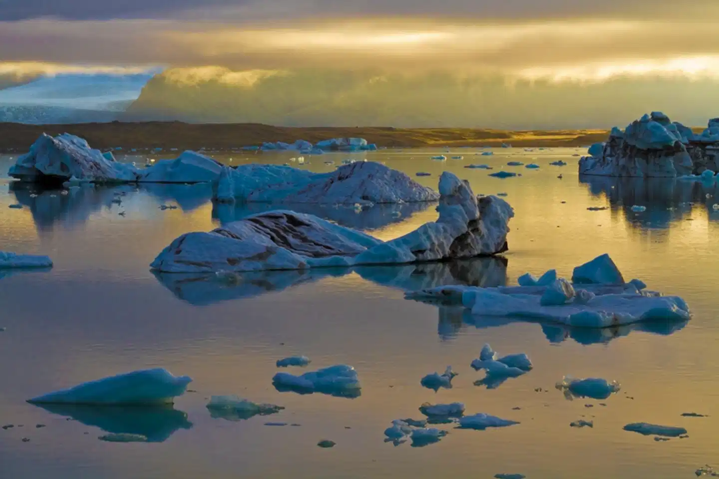 Hochland, Gletscher und Geysire Landschaft