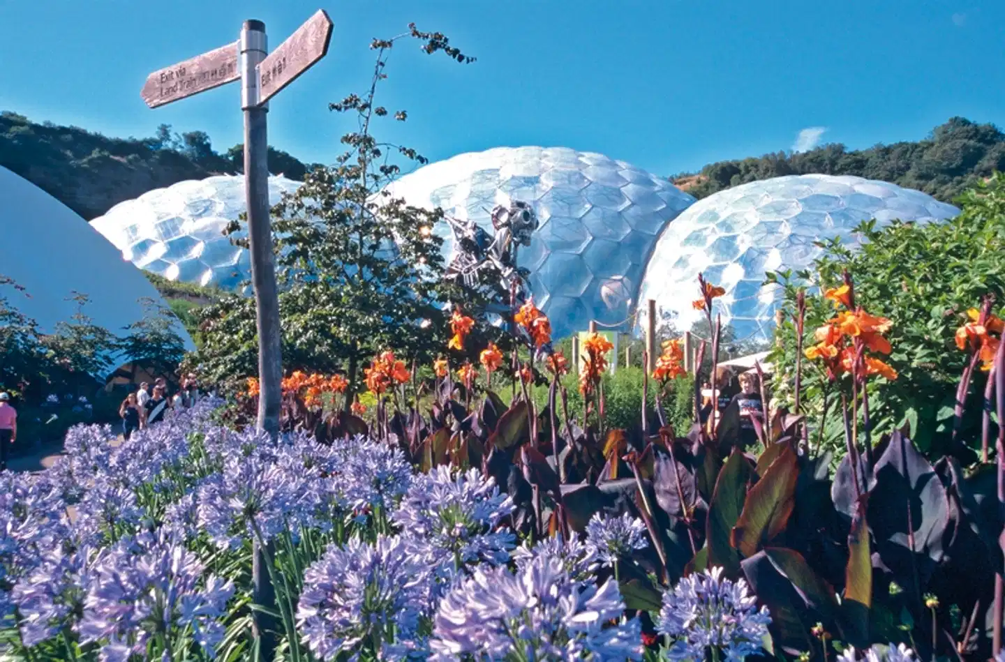 Idyllisches Südengland Landschaft