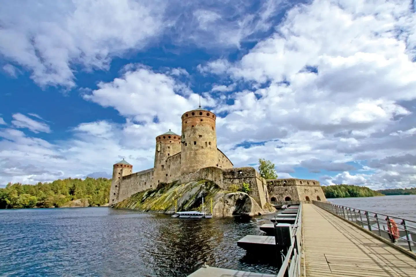 Entspannt durch Südfinnland Landschaft