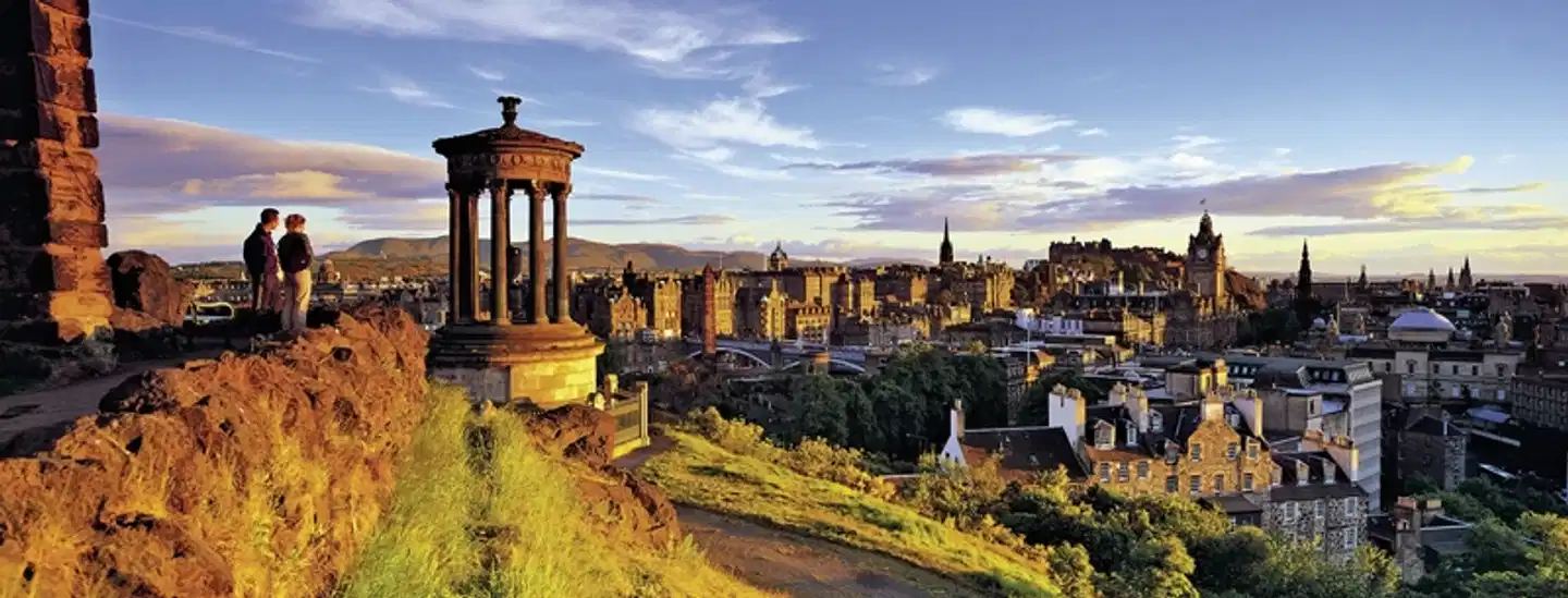 Schottland im Rampenlicht Stadtansicht