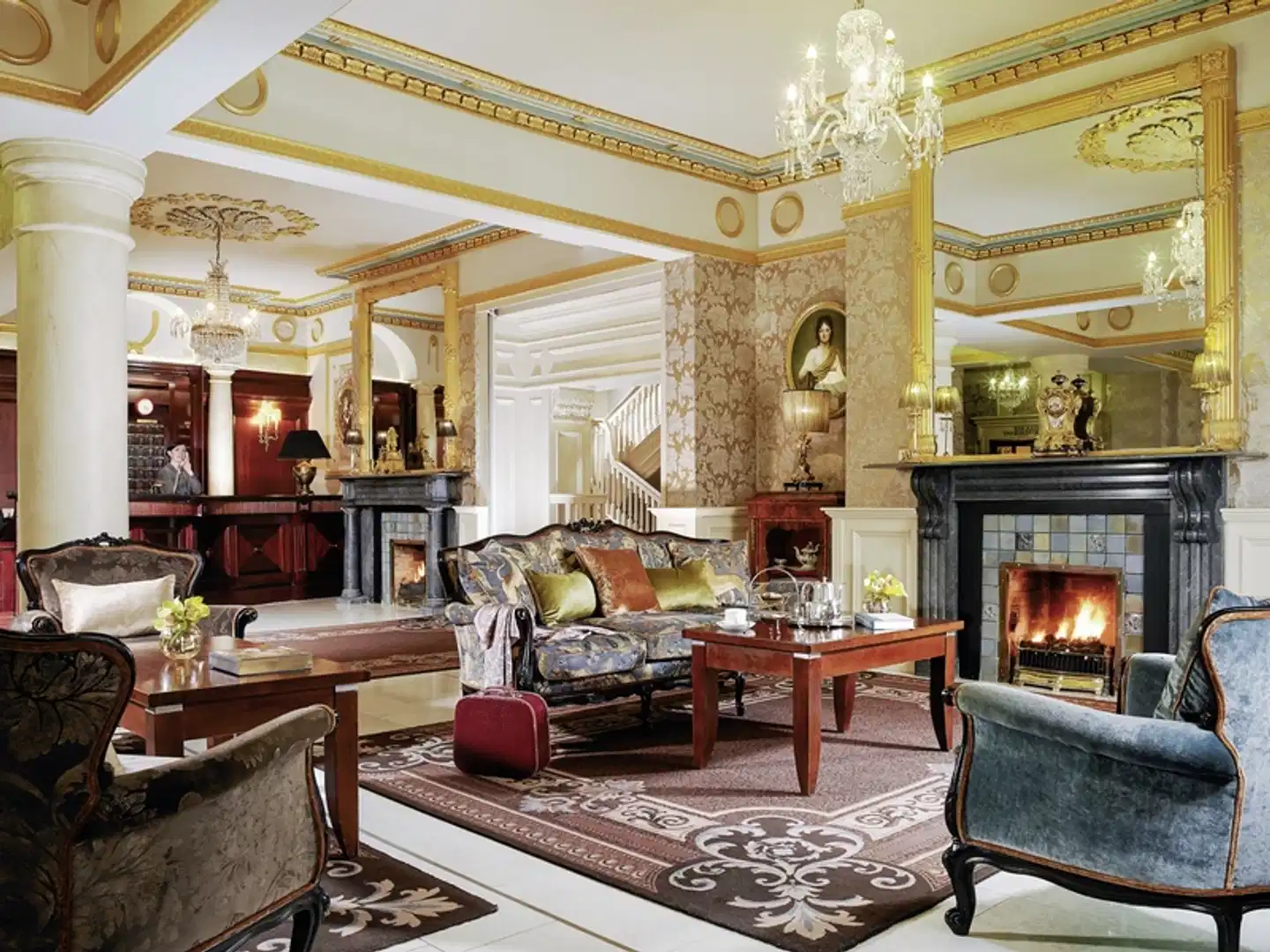 Buswells Hotel Lobby