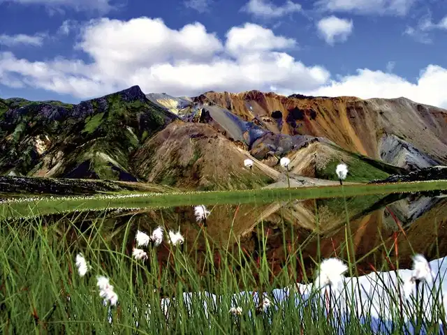 Island intensiv Landschaft