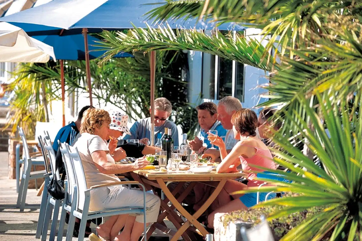Jersey mit dem Rad erkunden Terrasse