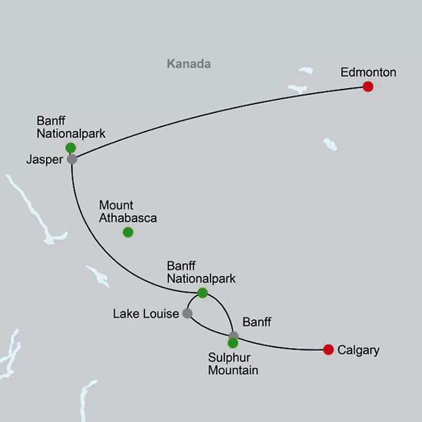 Rocky Mountain Family Adventure Landkarte