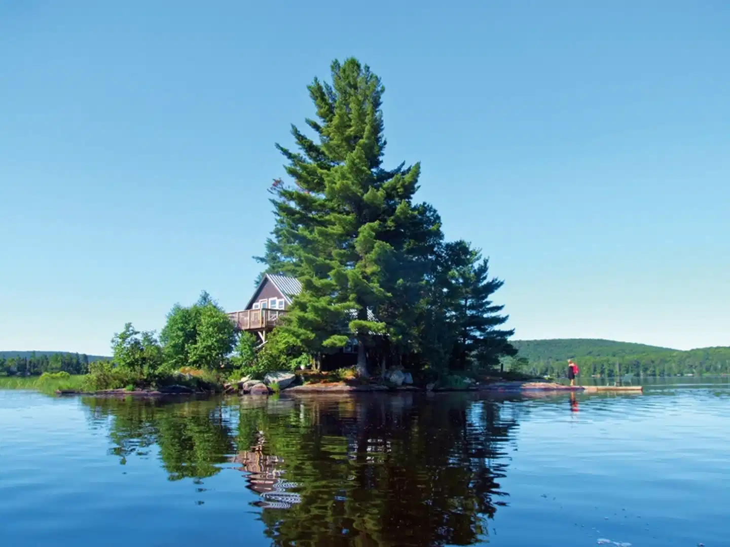 Romantische Privatinsel für Zwei Landschaft